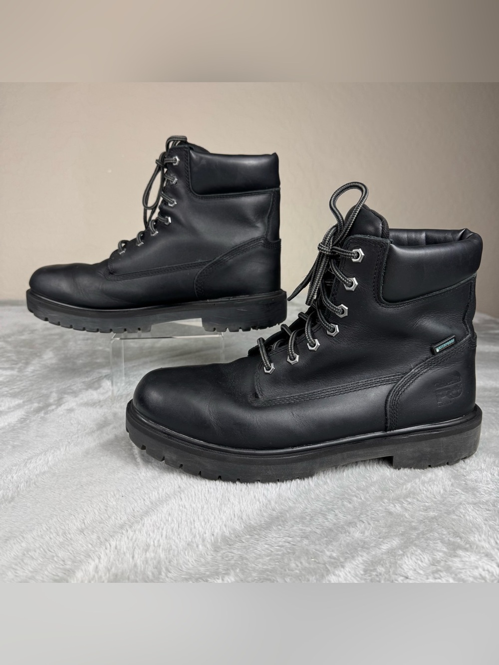 Timberland PRO 10.5M Waterproof Insulated Work Boots Black Leather